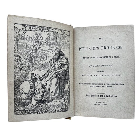 The Star Library Pilgrim’s Progress John Bunyan 1885 Book Antique - Picture 6 of 10